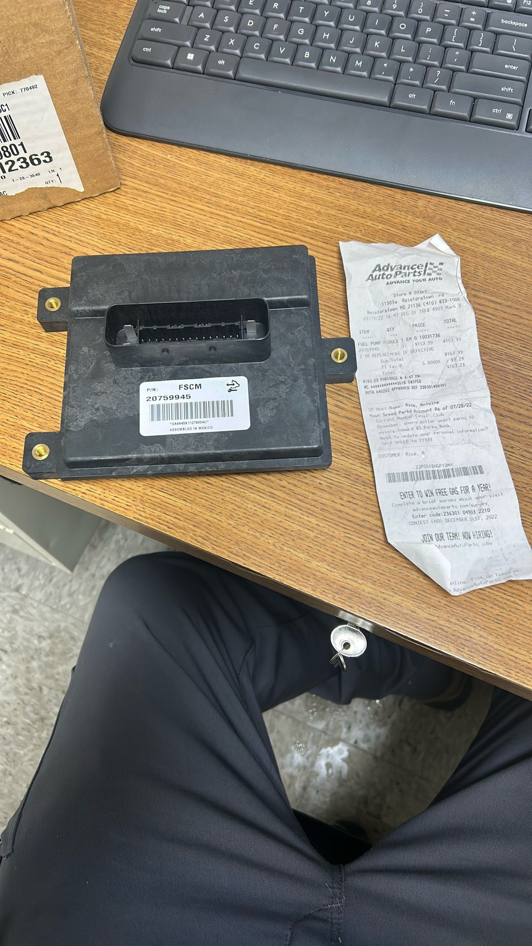 Fuel Pump Control Module