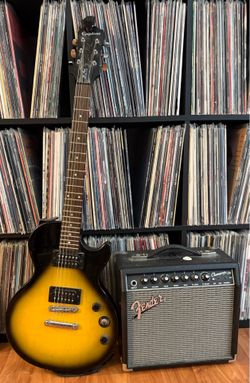Epiphone Les Paul Special-II LE + Fender Champion 20
