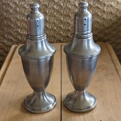Pewter Salt And Pepper Shakers 