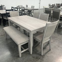 Dining Table Set With Bench