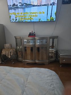 Mirror Decorative Large Cabinet