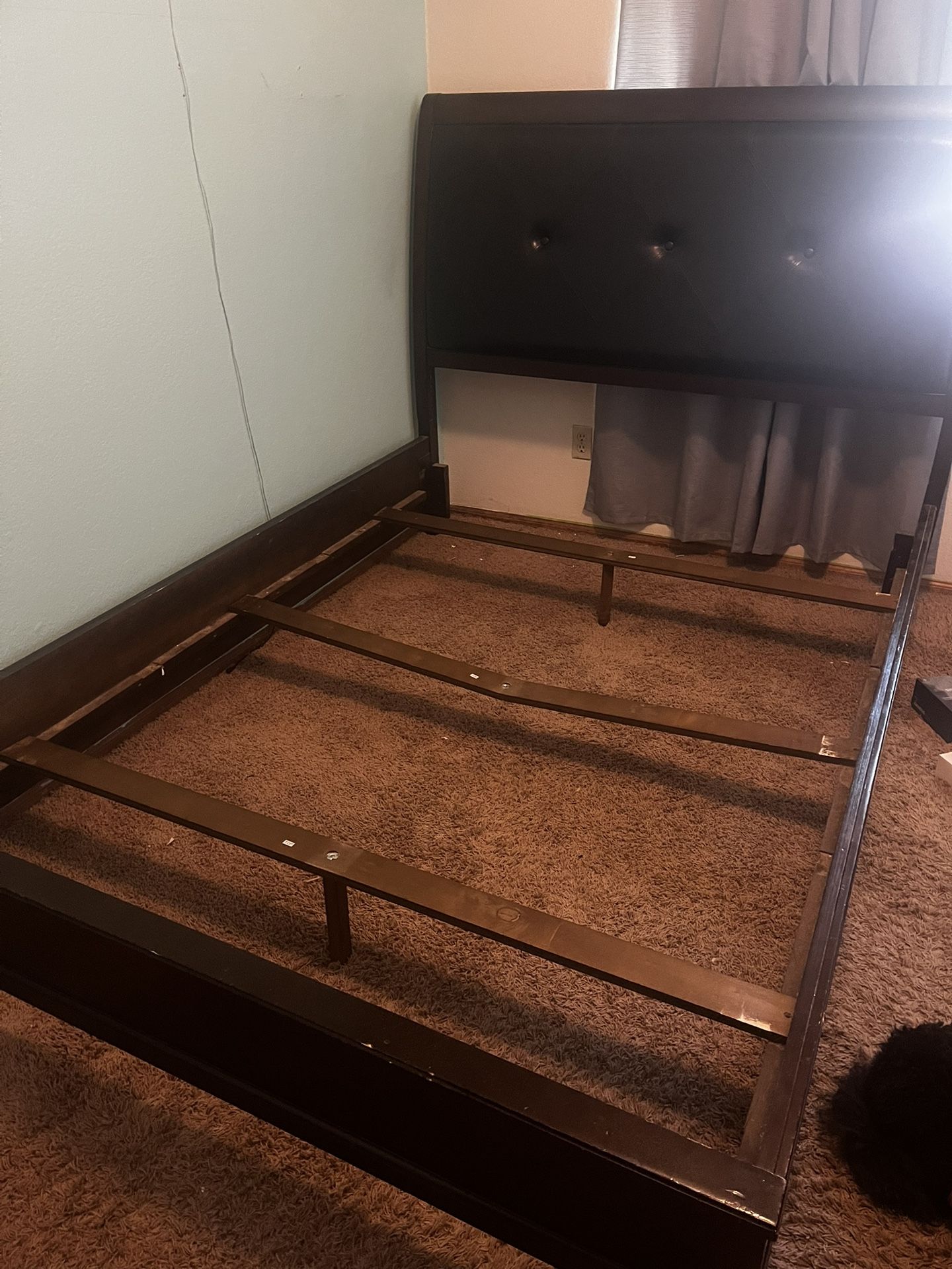 Queen Bed Frame With Headboard