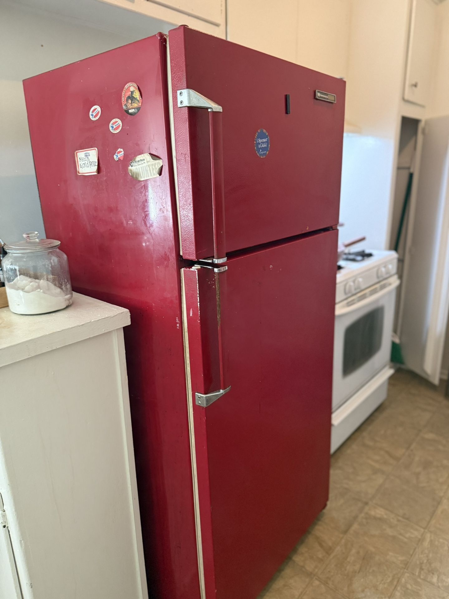 Free Red Refrigerator 
