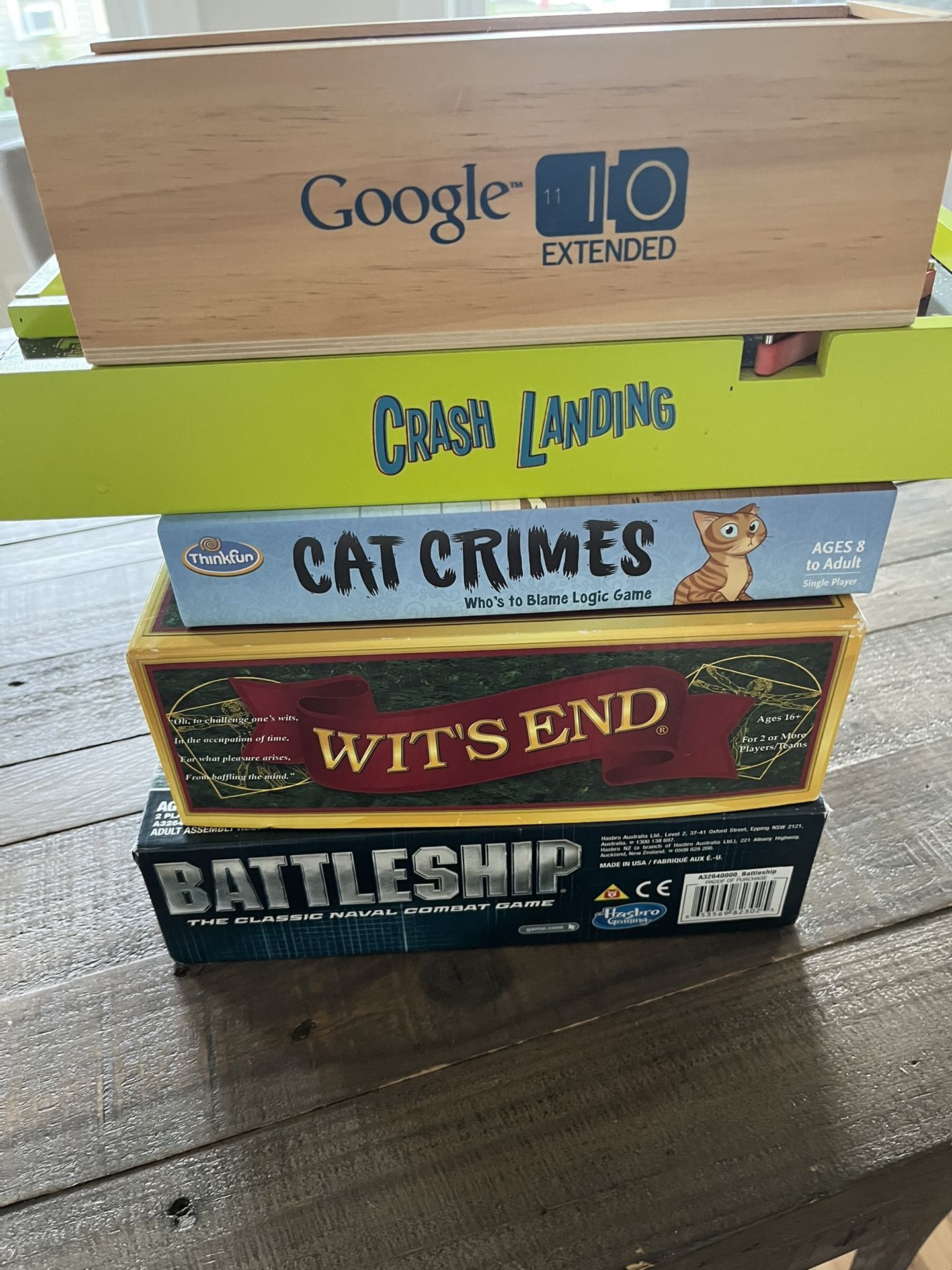 Lot of 5 Games— Multiple Ages