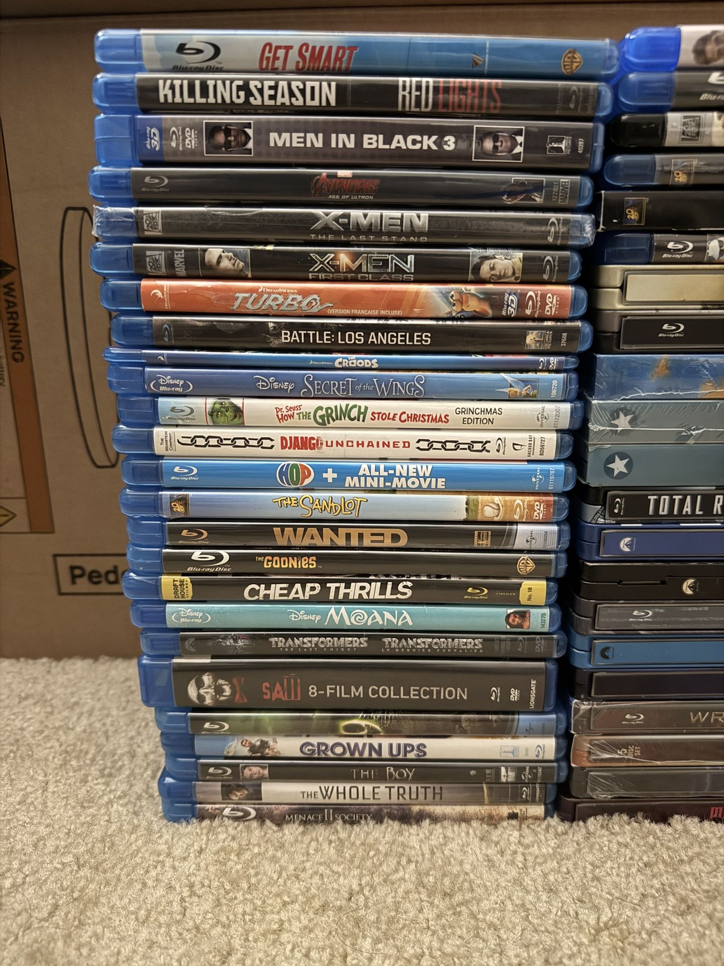 Blu-ray Steelbook DVDs Lot 
