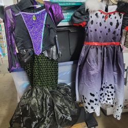 Disney Villains Costume Dresses Size 8 - 10
