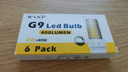 Dimmable G9 LED Bulb Natural Daylight White 4000K (5 units)
