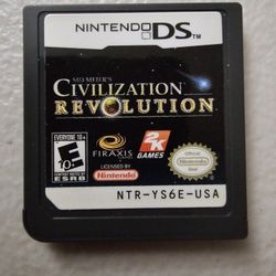 Civilization Revolution for Nintendo DS - game and manual 