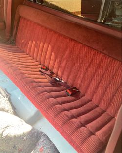 Rear seat chevy extended cab 1993 silverado