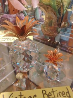 Vintage Retired Swarovski Pineapples