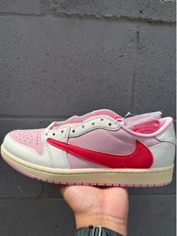Jordan 1 Retro Low OG SP Travis Scott Sail Tropical Pink
