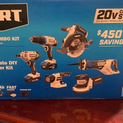 Brand New Hart 6 Tool Combo Kit