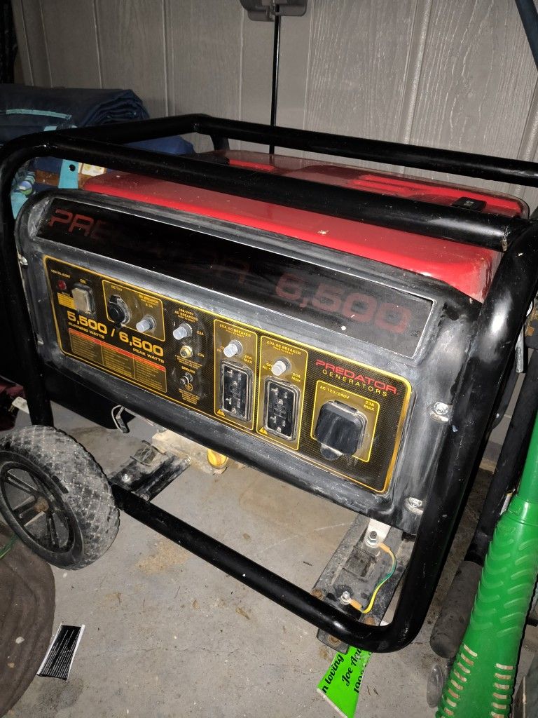 6500 Predator Generator