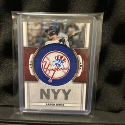 2023 Topps Series 1 - Team Logo Commemorative Patches Aaron Judge #TLP-AJ