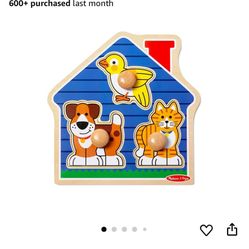Melissa & Doug Wooden Puzzle 