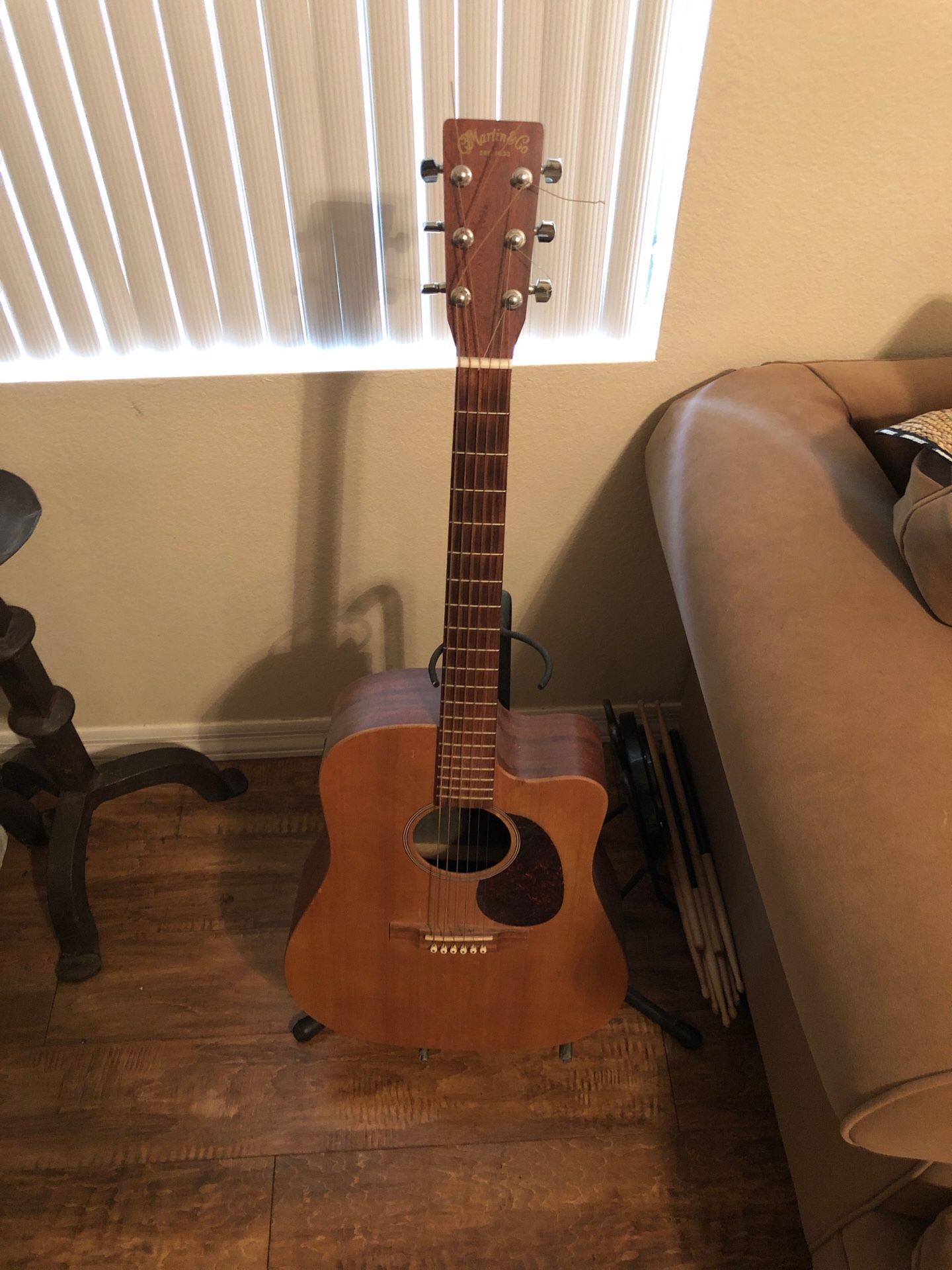 Martin Acoustic Guitar w/ hard case