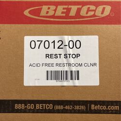 4 GALLON BOX BETCO ACID FREE RESTROOM CLEANER