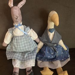 Vintage Folk Art Dolls