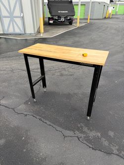 Husky adjustable work bench
