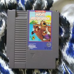 Original Nintendo game (Rare) title mickeys mousecapade