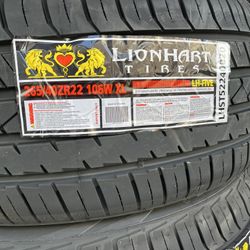 LIONHART 265/40R22 TIRES FOR SALE!!!