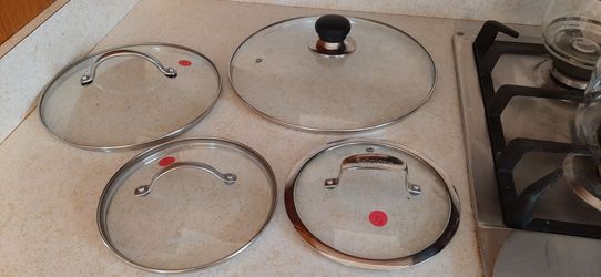 Replacement tempered glass cookware lids