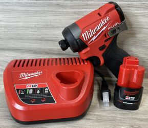 Milwaukee M12 Fuel 1/4" Hex Impact Driver Bare Tool 3453-20 (PO1027064)