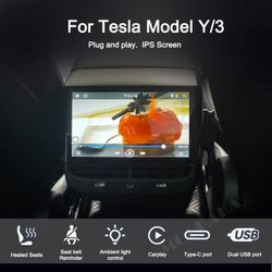 New Tesla Model 3y, 7 In Rear Seat Multimedia Player