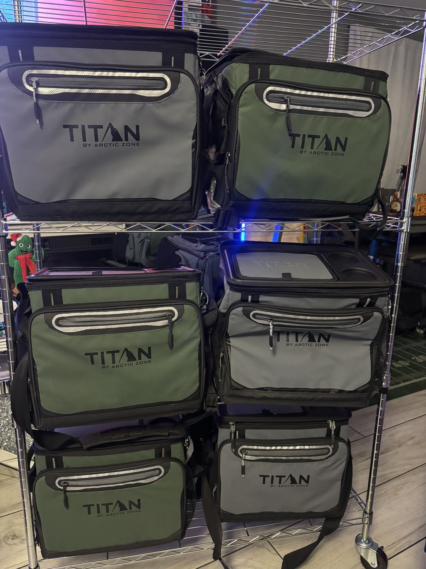 Titan Arctic Zone - Insulated Leak-Proof Collapsible Cooler Bag, Holds 40 Cans