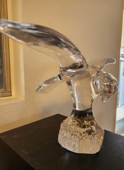 Glass Crystal Flying Seagull