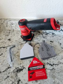 MILWAUKEE FUEL 12-Volt Lithium-Ion Brushless Cordless Orbital Detail Sander (Tool-Only)