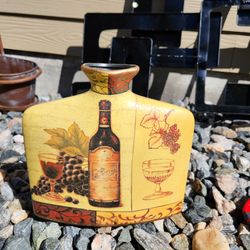 Decorative rustic Italian wine vase, great condition.