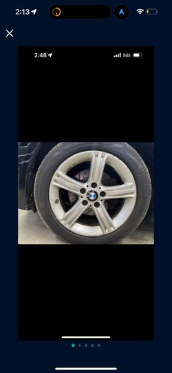Used Wheel fits: 2013 Bmw 320i 17x7-1/2 alloy 5 spoke triple edge spoke Grad