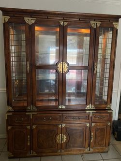 Vintage China Cabinet 