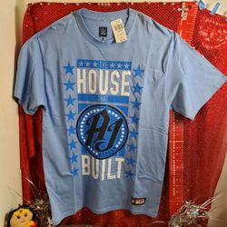 WWE AJ Styles "The House That AJ Built" T-shirt. Men's M. New.