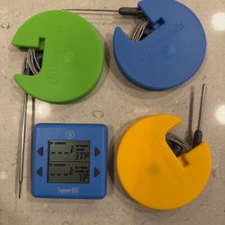 ThermoWorks Square Dot, Probes, Spools & Clips