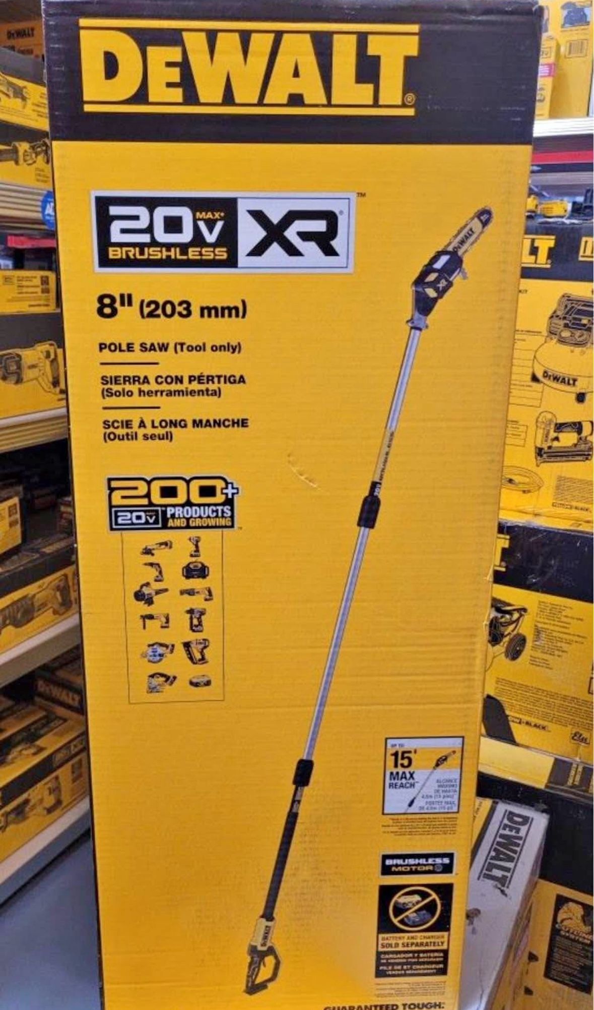 DEWALT Brushless Cordless Pole Saw