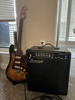 Fender Squire Strat W/ Ibanez Amp 30W