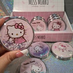 New Hello Kitty Glitter Compact Mirrors - $5 Each