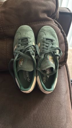 Green Adidas Gazelle