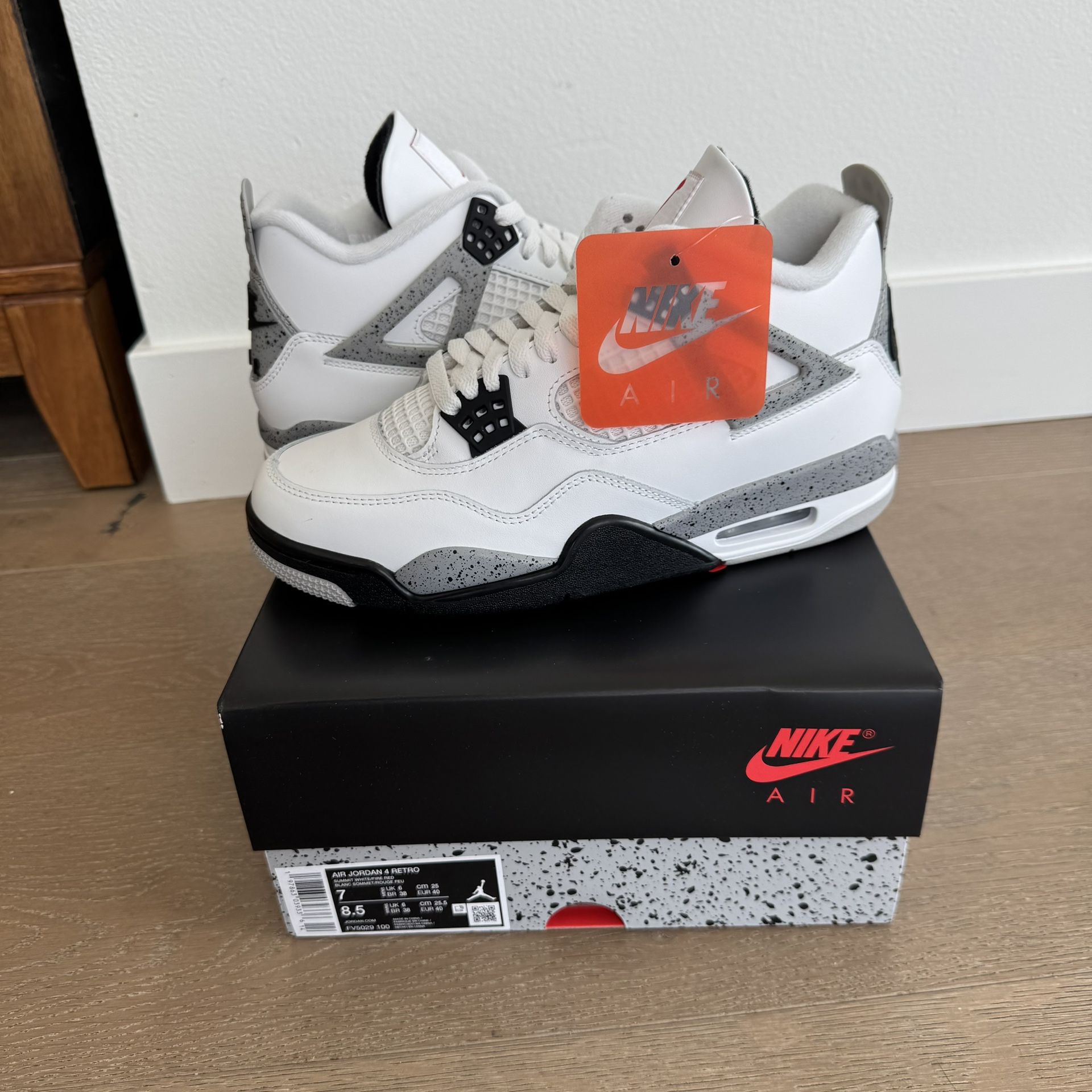 NEW: Nike Air Jordan Retro “White Cement” Size Men