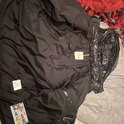moncler black puffer jacket XL