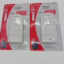 Wireless Door Alarms. One For Front And Back Door