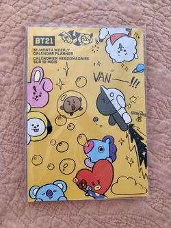 BT21 12-Month Weekly Calendar