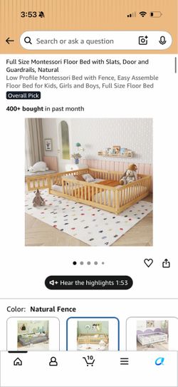 Montessori bed