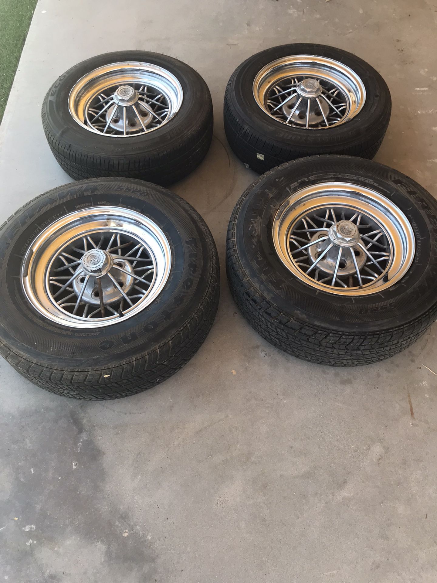 Set of Stagger Wheel and Tires for Sale in El Paso, TX OfferUp