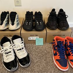 Yeezys, Concords, Dunks