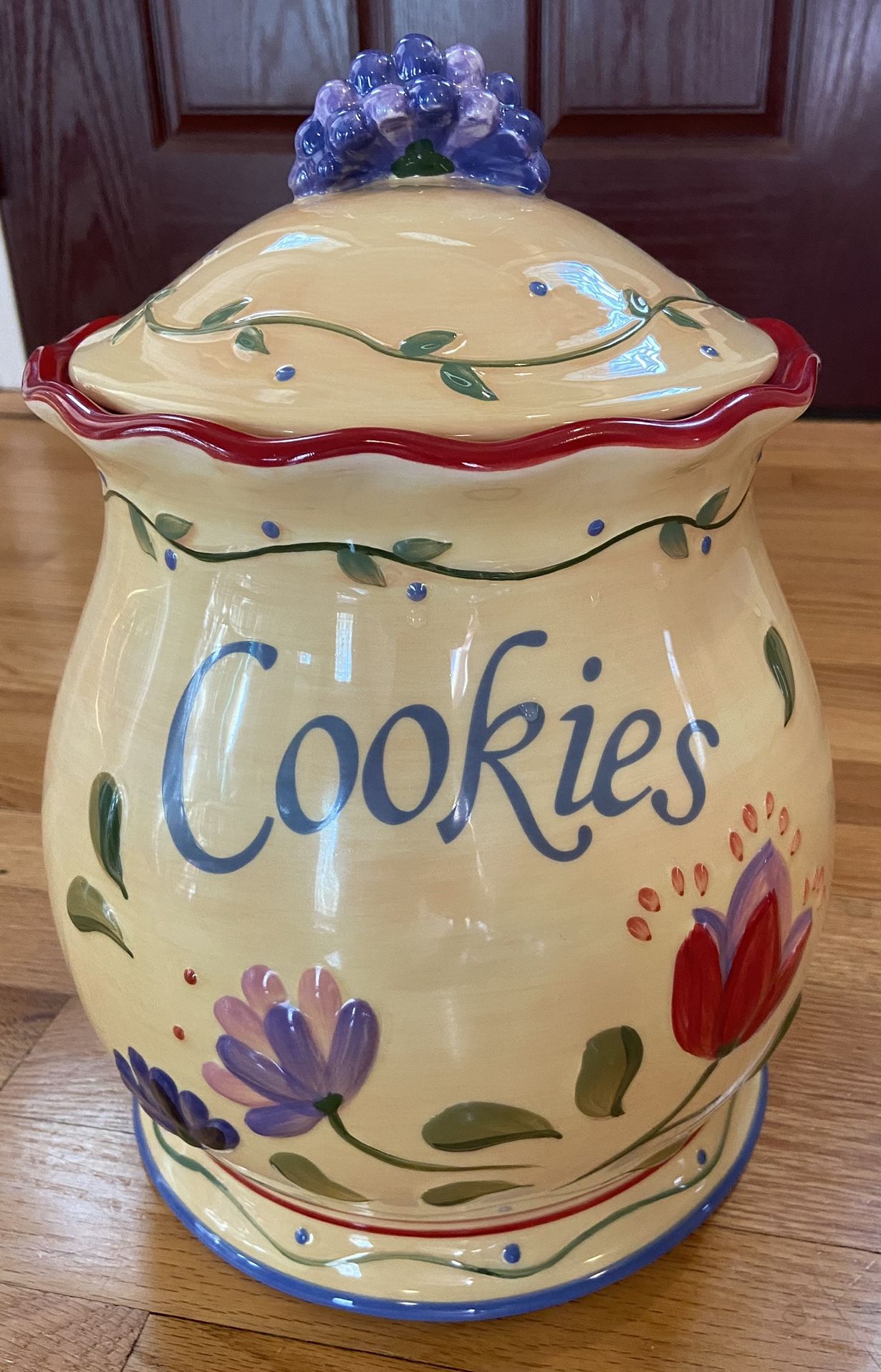 Pfaltzgraff Napoli Hand Painted Cookie Jar