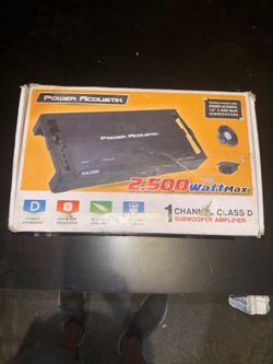 NEW Power Acoustik Razor RZR1-2500D 2500W Monoblock Class D Car Amplifier