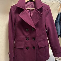 Purple Trench Coat 